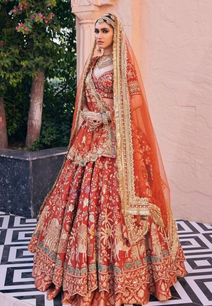 Latest bridal lehenga, Bridal