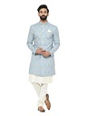 Men's Kurta Sherwani Churidar Set