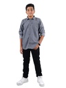 Boys Full Sleeve Denim Shirt & Denim Pant Set